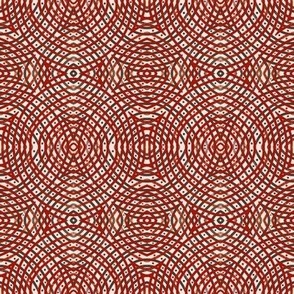 433 - Small mini scale red, charcoal and pink 70s and 60s retro vibe,  distressed symmetry diamond pattern in bold vibrant retro colours, for textured grungy wallpaper, table cloths, curtains, sheet sets and duvet covers, masculine/teen vibes.