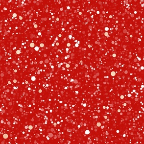 Poppy Red Confetti Glitter  
