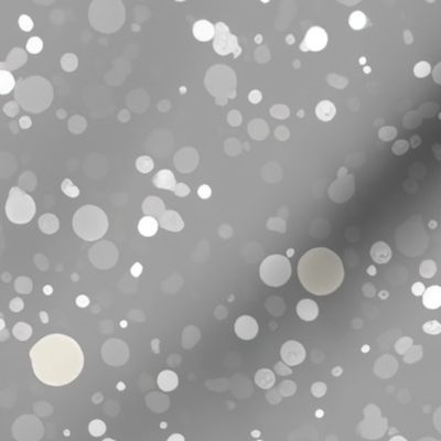 Dark Silver Grey Confetti Glitter  