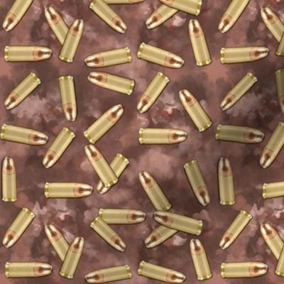 Hunting Ammo 9mm Outdoor Sportsman on Camo Camouflage Deer Hunter Pink Mauve Women’s
