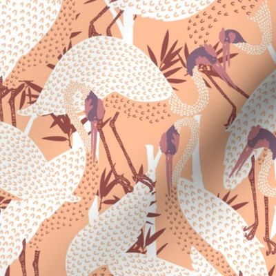 AURORA HERON SPRING - Peach Fuzz - Pantone Color of the Year 2024