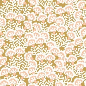 AURORA FLORAL BRIGHT - Peach Fuzz - Pantone Color of the Year 2024