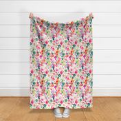 Partytime Colorful Loose Watercolor Confetti Pattern