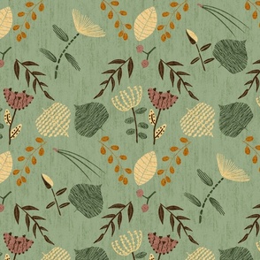 Woodland Flora with Whimsy Medium