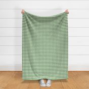 3/4 inch Medium Soft Kelly Green gingham check - Soft Kelly Green cottagecore country plaid - perfect for wallpaper bedding tablecloth - vichy check kopi