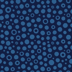 Navy Nocturne: A Symphony of Polka Dots // normal scale 0008 H //