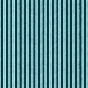 Painty Stripe deep blue and teal small scale blender pattern
