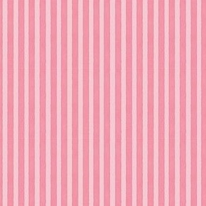 Painty Stripe pink with bold peach small scale blender pattern