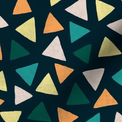 Modern Mosaic Triad - A Vivid Geometric Tapestry // normal scale 0006 2A //