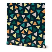 Modern Mosaic Triad - A Vivid Geometric Tapestry // normal scale 0006 2A //