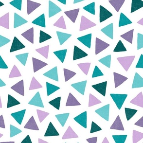 Chromatic Cascade: An Abstract Geometric Symphony in Purple and Teal // normal scale 0006 2C //