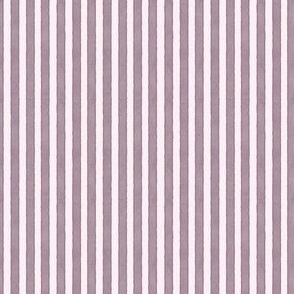 Painty Stripe pale lavender and violet small scale pattern