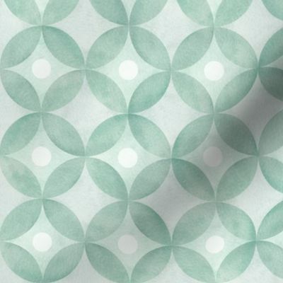 Tranquil Geometric Harmony in Watercolor Hues // normal scale 0007 D //