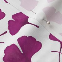 Vibrant Ginkgo Elegance: A Symphony of Foliage in Magenta // normal scale 0003 F //