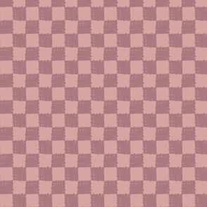 Mauve Checkerboard