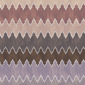 Ikat Moroccan Desert Dusty Lilac Large