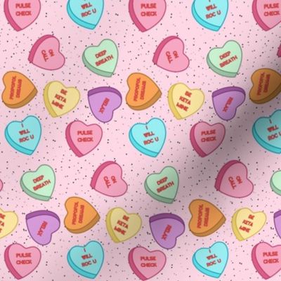 Anesthesia Candy Hearts - Pink 