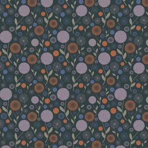 Abstract Florals - Evergreen Field - Small