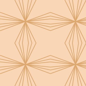 Large Scale - Rose Gold Starburst