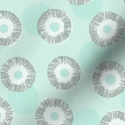 Mid Century Modern Retro Abstract Floral