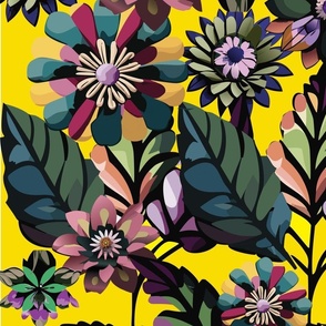 flowery fabric design somayyeh01