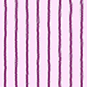 Pastel Holiday Stripes Light Light Pink White and Jam