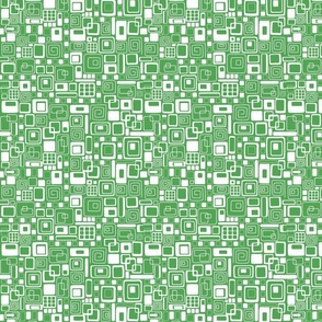 Hipster Squares Green