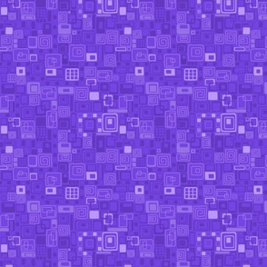 Hipster Squares Mellow Violet