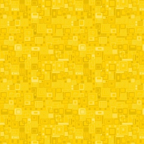 Hipster Squares Mellow Yellow