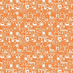 Hipster Squares Orange