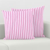 Pastel Holiday Stripes Light Pink White and Hot Pink
