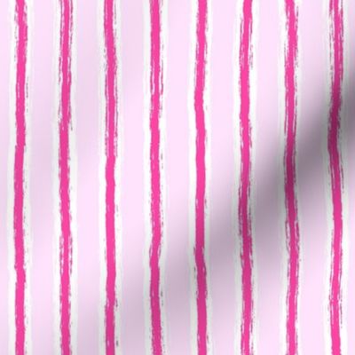 Pastel Holiday Stripes Light Pink White and Hot Pink