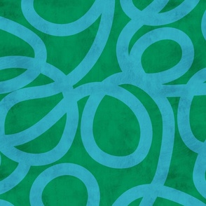 Squiggly Wiggly - Large - Mint