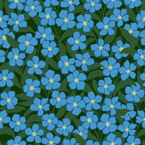 Forget-Me-Not Dreams  - Myrtle Green