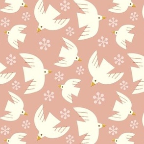 White Birds Pink