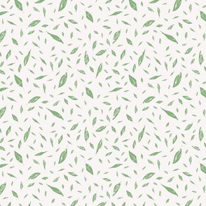 Whispering Green Leaves Pattern