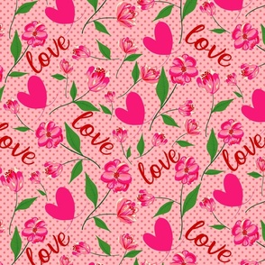 valentine love floral 2
