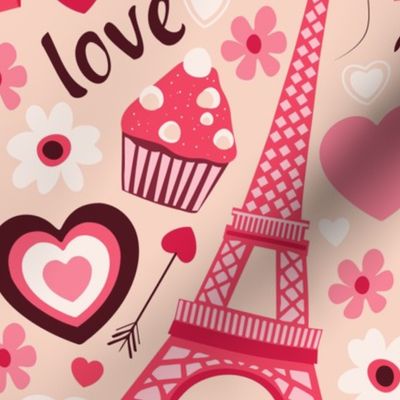 Romantic Valentine’s Day - Love in Paris - Pink