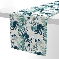 World Oceans Day Other Holidays Design Challenge - Sea Life on Woven Texture