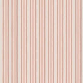 Hand Drawn Preppy Stripe- Pink