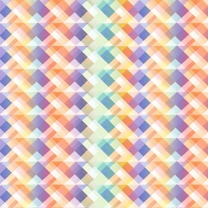 geometric pastel in groovy psychedelic squares and stripes