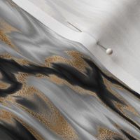 black white gold abstract marble silk