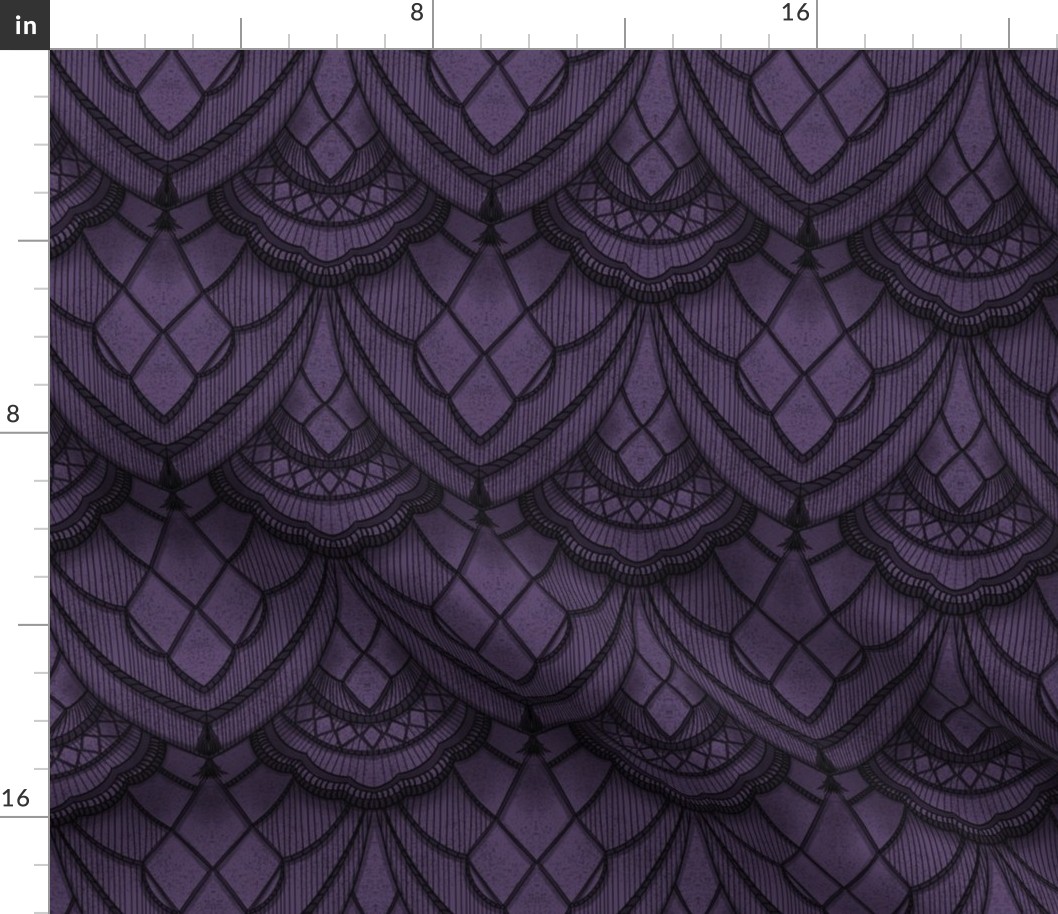 Macrame purple medium
