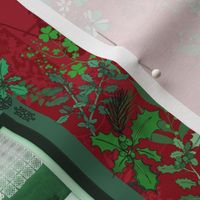 An Irish Christmas Toile (Holly Berry Red)  