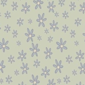 Mint and lavender flowers