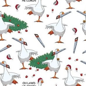 funny christmas goose 