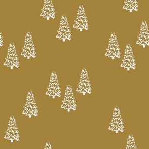 pine trees gold 