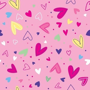 Hearts (pink)