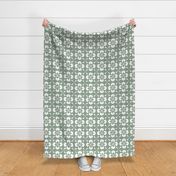 Winter Nordic Scandi, green, 12 inch