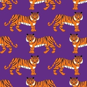 Go Tigers Go! (Orange and Purple)